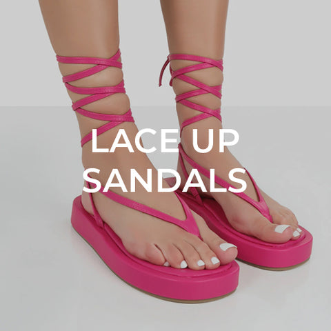 Lace Up Sandals