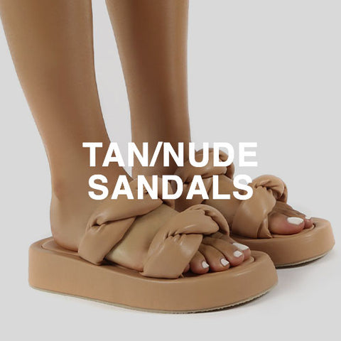 Tan & Nude Sandals