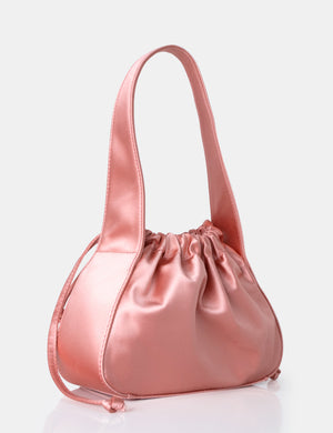 The Ella Peach Satin Grab Bag