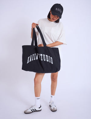 Kaiia Studio Tote Bag Black & White