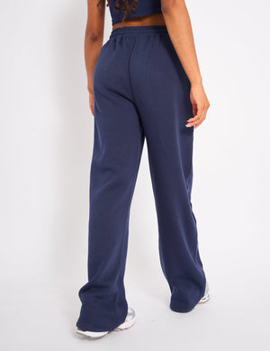 Kaiia Star Wide Leg Joggers Navy & Pink