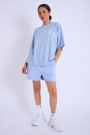 Kaiia Oversized T-shirt Light Blue