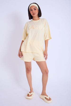 Kaiia Oversized T-shirt Lemon