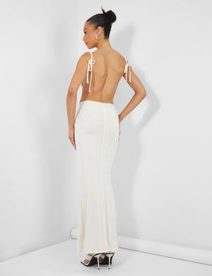 Ruched bum best sale maxi dress