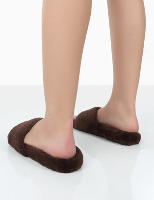 Walmart faux sale fur slippers