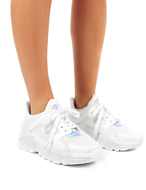 Hail White Chunky Trainer