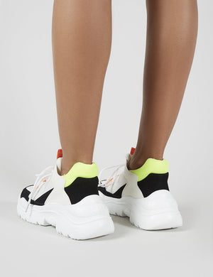 Harley Chunky Trainers in Colourblock