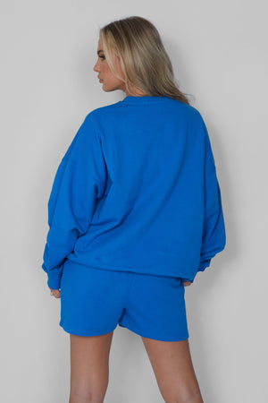 Kaiia Oversized Sweatshirt Cobalt Blue