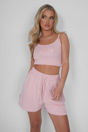 Kaiia Cami Vest Top Soft Pink