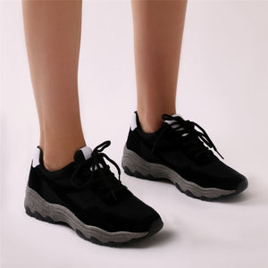 Angst Chunky Trainers in Black