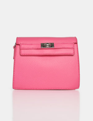 The Devlin Bright Pink PU Mini Bag
