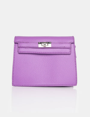 The Devlin Purple PU Mini Bag