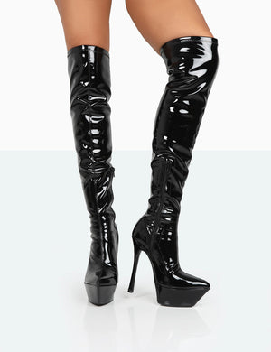 Platform stiletto sale boots