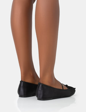 Elasticated discount ballet flats