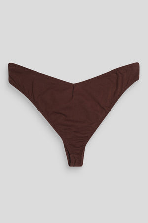 Curve V Front Knicker Chocolate