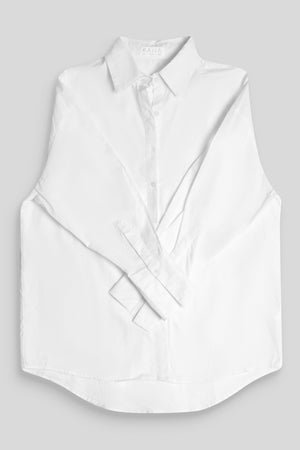 Oversized Poplin Shirt White