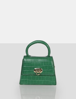 The Lilly Green Textured Mini Bag