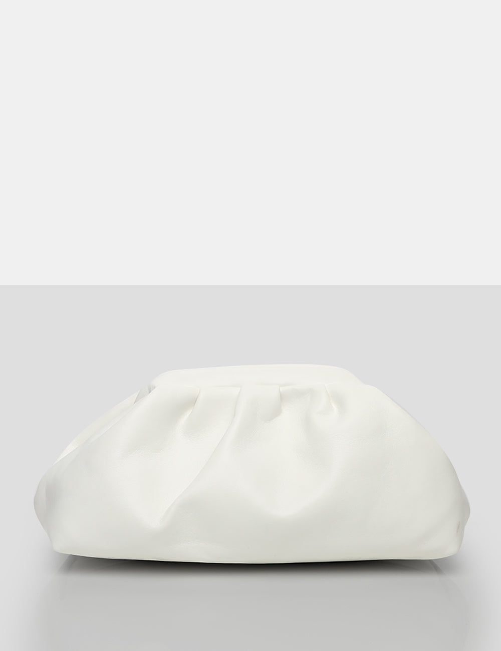 Plain white hotsell clutch bag