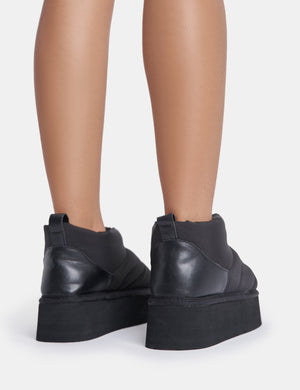 Low store platform boots