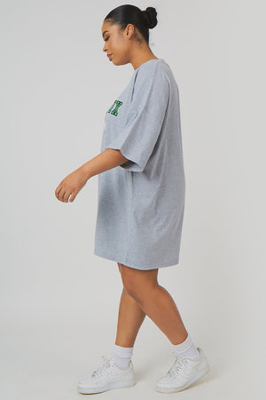 Curve Montreux T Shirt Dress Grey