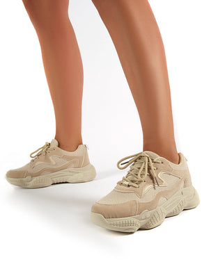 Sprint Sand Chunky Sole Trainers