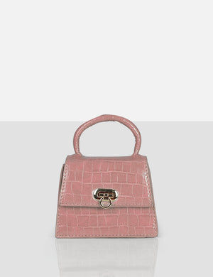 The Lilly Pink Textured Mini Bag