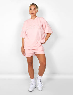 Kaiia Oversized T-shirt Soft Pink