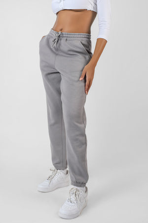 Oversized Drawstring Joggers Grey