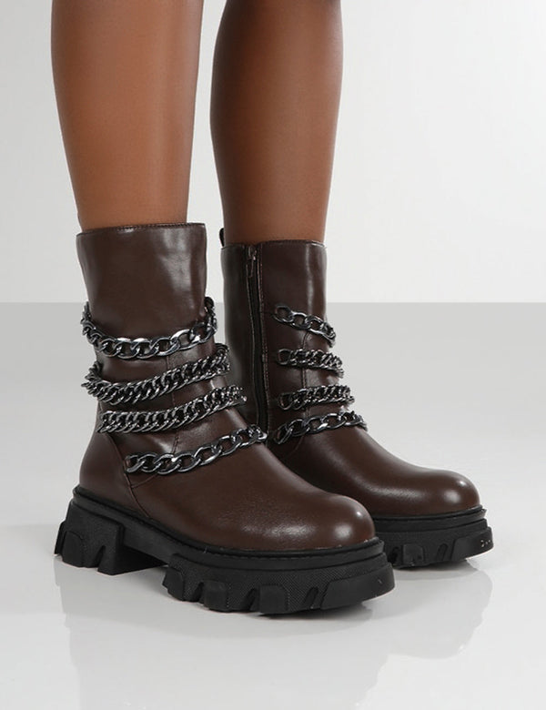 Chunky boots sale sale